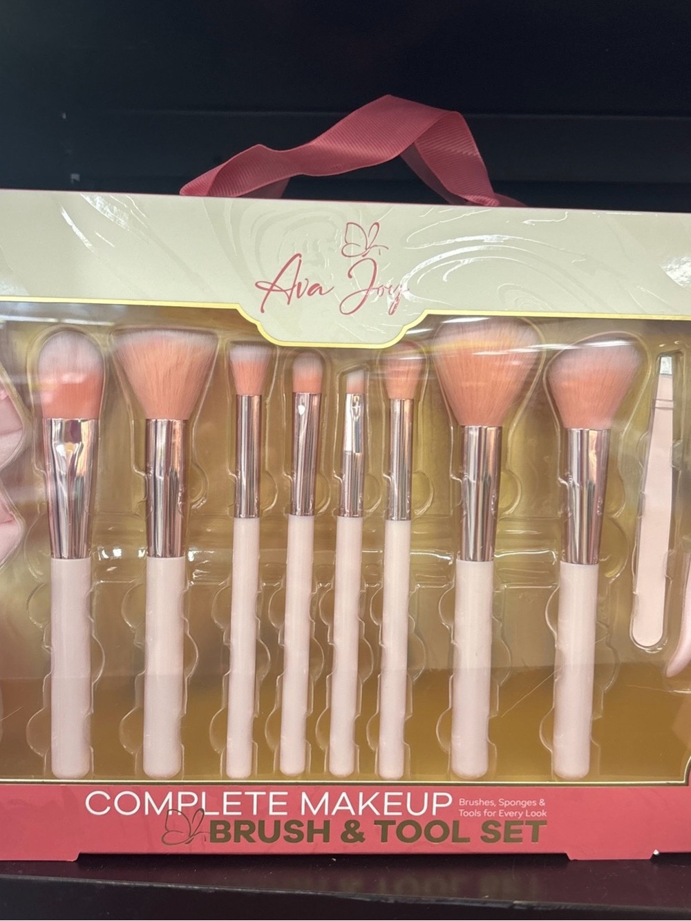Complete Makeup Brush & Tool Set - Pink Brushes